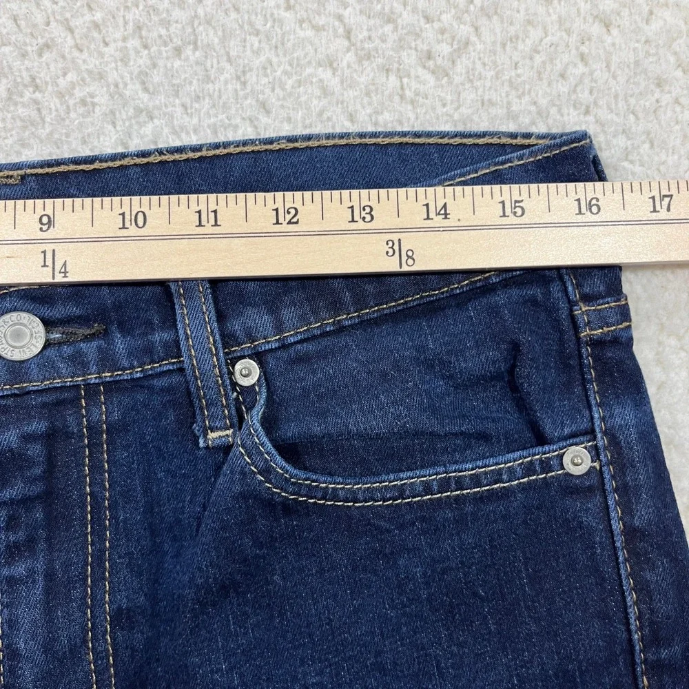Levi's Jeans Mens 33x30 Blue 511 Slim Fit Dark Wash Denim 04511-1042 5-Pocket